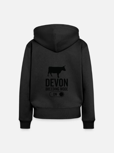 Kuhzuchtmodus Auf - Devon - Frauen Premium Bio Zip Hoodie - 