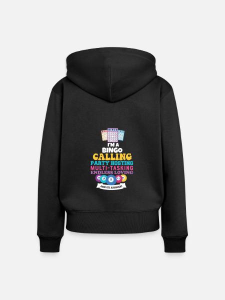 Proud Activity Assistant Appreciation - Frauen Premium Bio Zip Hoodie - Schwarz