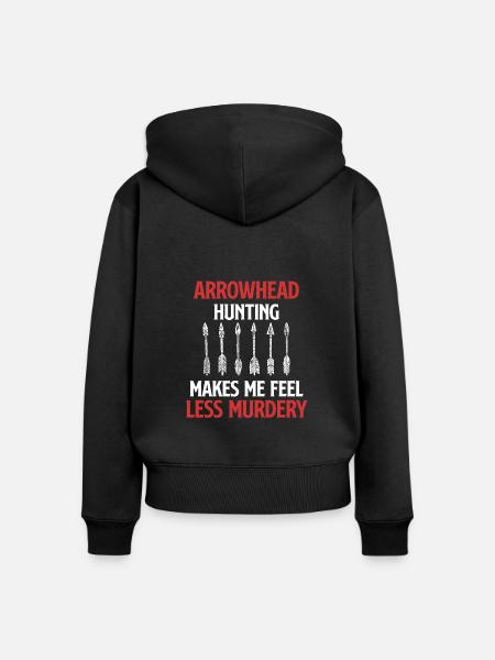 Schamloser Pfeilspitzen-hamster, Der - Frauen Premium Bio Zip Hoodie - Schwarz
