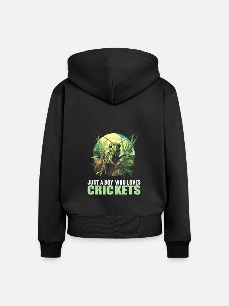 Grillen Grille - Frauen Premium Bio Zip Hoodie - Schwarz