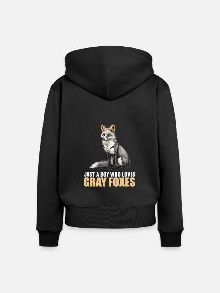 Graufüchse Graufuchs - Frauen Premium Bio Zip Hoodie - Schwarz