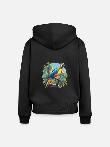 Aras Ara - Frauen Premium Bio Zip Hoodie - Schwarz