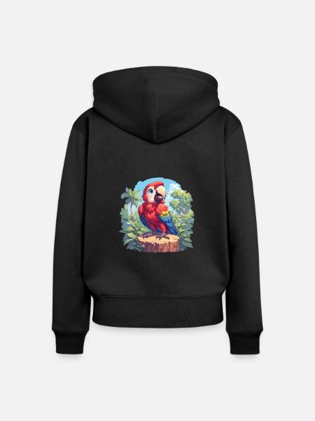 Aras Ara - Frauen Premium Bio Zip Hoodie - Schwarz