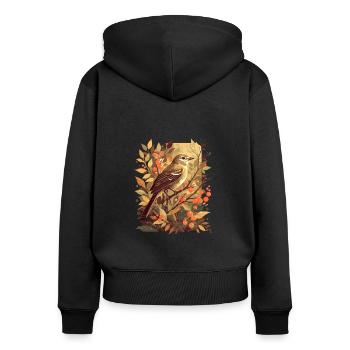 Rossignols Rossignol - Sweat à capuche zippé Premium bio Femme - noir - Dos - Julia (174cm)