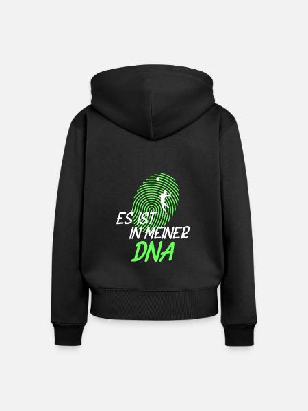 Faustball Faustballer Faustballspieler - Frauen Premium Bio Zip Hoodie - Schwarz