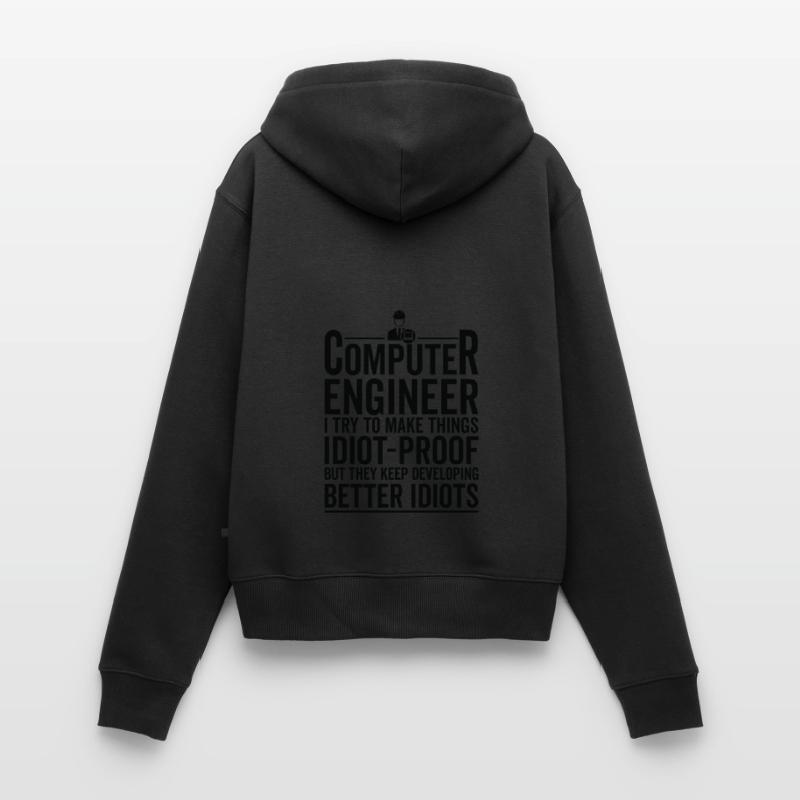 Foolproof - Computer Engineer Women's Premium Organic Zip Hoodie