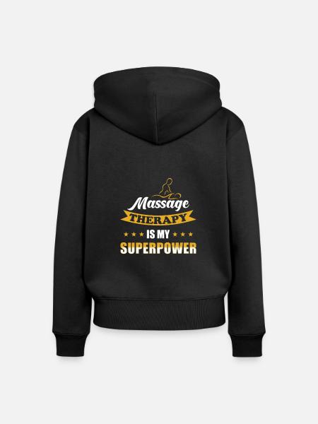 Masseur - Frauen Premium Bio Zip Hoodie - Schwarz