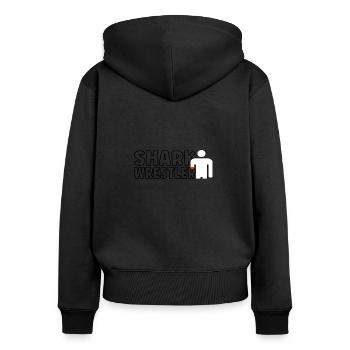 Hand Arm Amputee Assembly Required Amputation - Women's Premium Organic Zip Hoodie - black - Back - Julia (174cm)