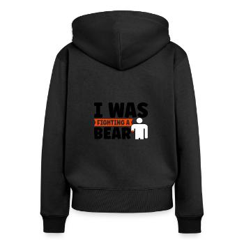 Hand Arm Amputee Assembly Required Amputation - Women's Premium Organic Zip Hoodie - black - Back - Julia (174cm)