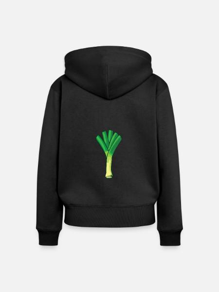 Lauch - Frauen Premium Bio Zip Hoodie - Schwarz