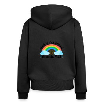 Pansexual Gay Pansexuality Asexual Asexuality - Women's Premium Organic Zip Hoodie - black - Back - Julia (174cm)