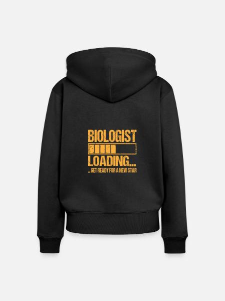 Biologe loading Biologe Ausbildung - Frauen Premium Bio Zip Hoodie - Schwarz