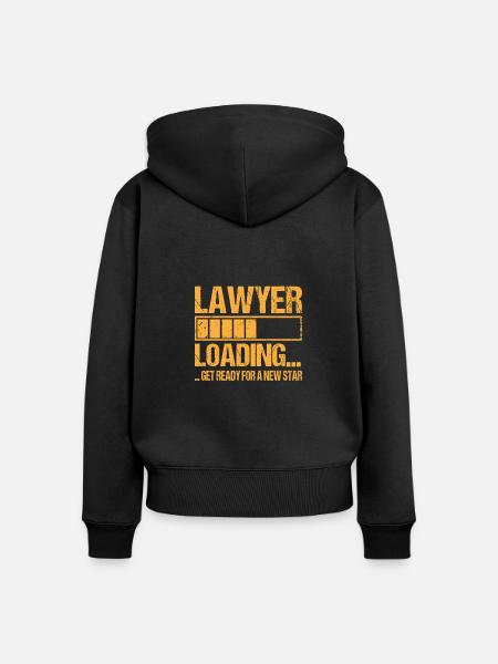 Anwalt loading Anwalt Ausbildung - Frauen Premium Bio Zip Hoodie - Schwarz