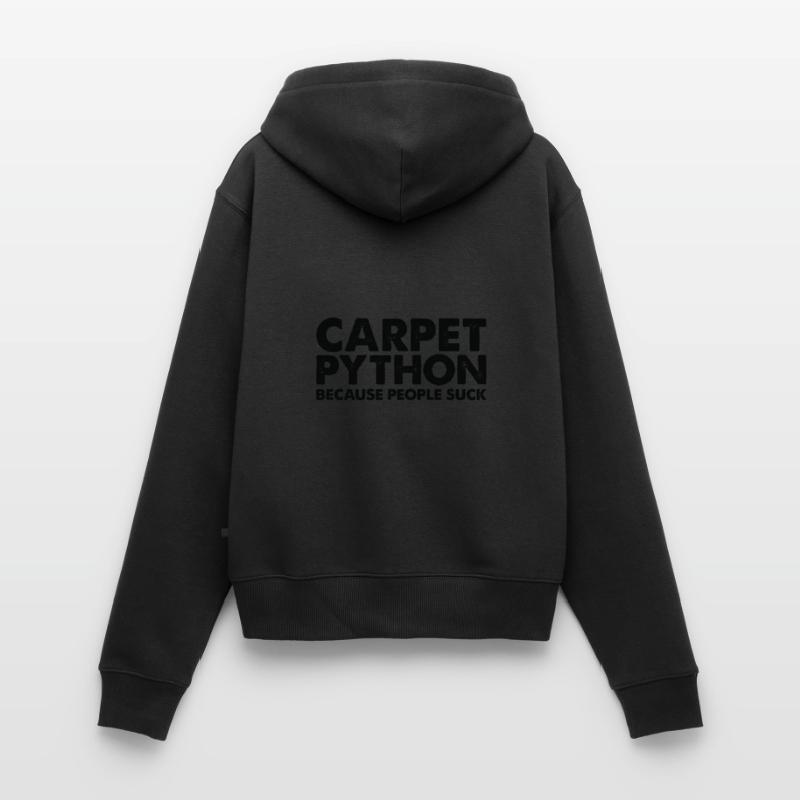 People suck carpet python snake Women's Premium Organic Zip Hoodie