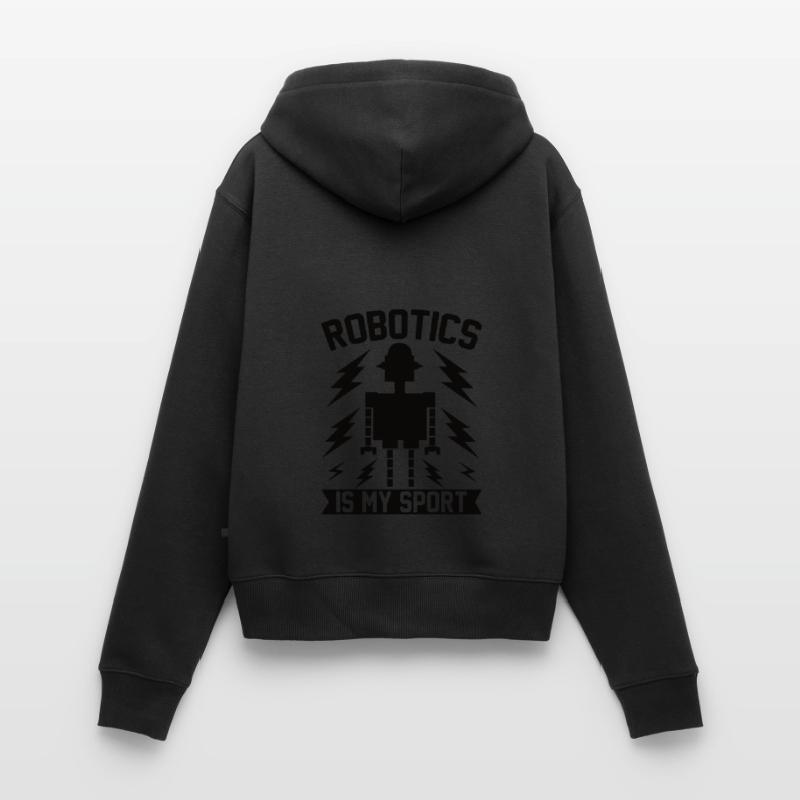Robot Programmer Automation Technician Women's Premium Organic Zip Hoodie