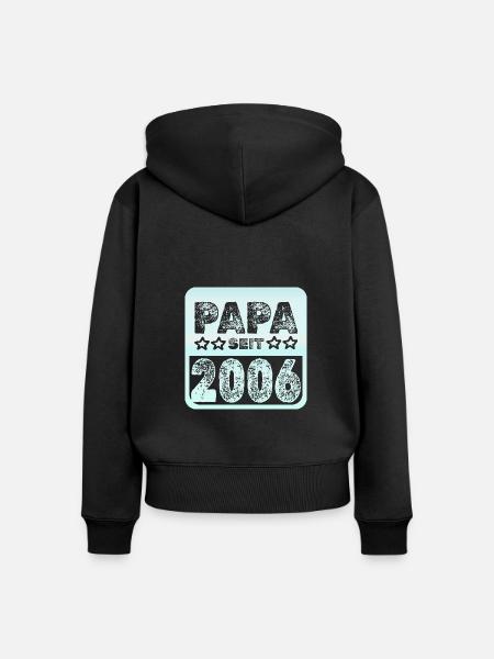 2006 2006 - Frauen Premium Bio Zip Hoodie - Schwarz