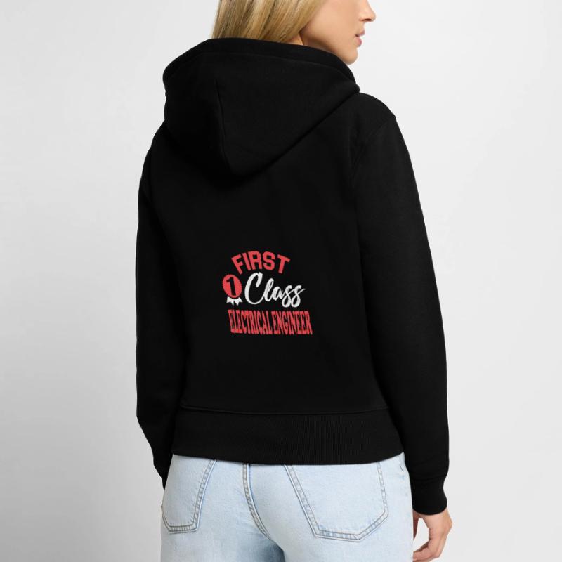 First-class electronics technician Women's Premium Organic Zip Hoodie