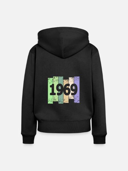 Kunstwerk 1969 - Frauen Premium Bio Zip Hoodie - Schwarz