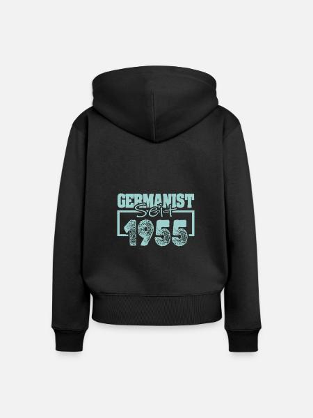 Berufung 1955 - Frauen Premium Bio Zip Hoodie - Schwarz