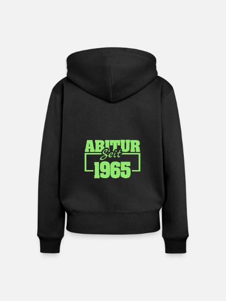 1965 1965 - Frauen Premium Bio Zip Hoodie - Schwarz