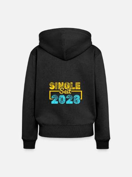 2028 2028 - Frauen Premium Bio Zip Hoodie - Schwarz