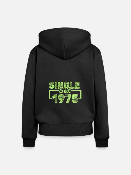 seit 1975 - Frauen Premium Bio Zip Hoodie - Schwarz