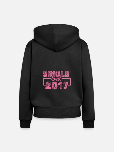 Single 2017 - Frauen Premium Bio Zip Hoodie - Schwarz