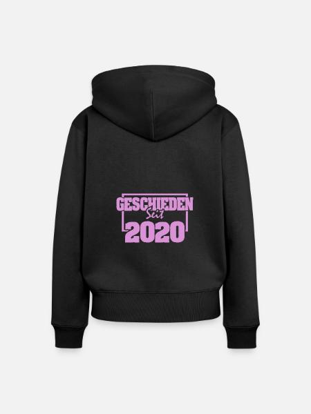 2020 - Frauen Premium Bio Zip Hoodie - Schwarz