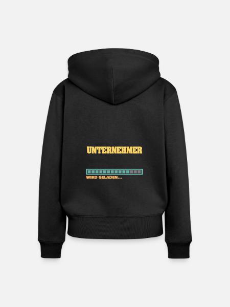 Unternehmer - Frauen Premium Bio Zip Hoodie - Schwarz