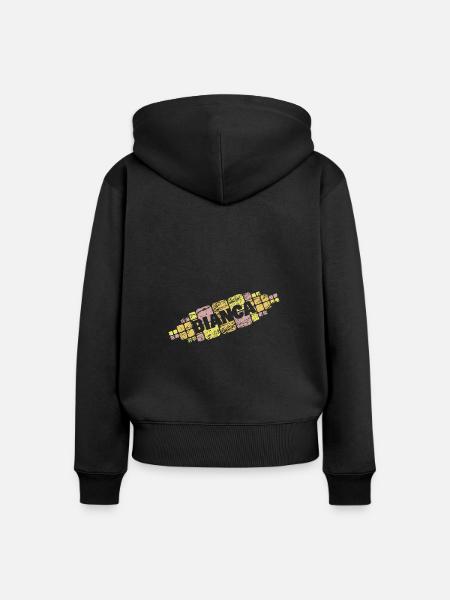 Mutter Bianca - Frauen Premium Bio Zip Hoodie - Schwarz