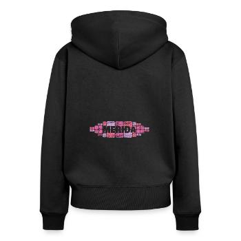 Merida as Mom - Women's Premium Organic Zip Hoodie - black - Back - Julia (174cm)