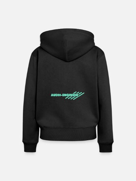 Geschenk für Engineer - Frauen Premium Bio Zip Hoodie - Schwarz