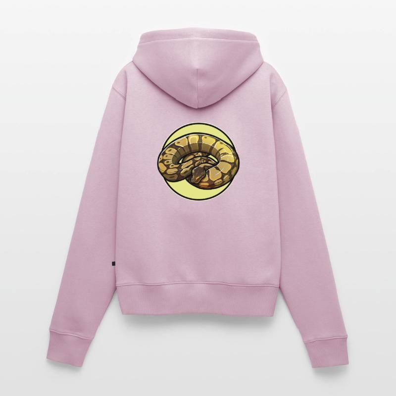 Ball Python King Python King Python Women's Premium Organic Zip Hoodie