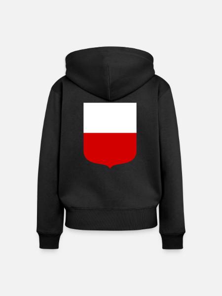 Thüringen - Frauen Premium Bio Zip Hoodie - Schwarz