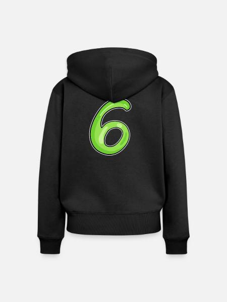 6 grün - Frauen Premium Bio Zip Hoodie - Schwarz