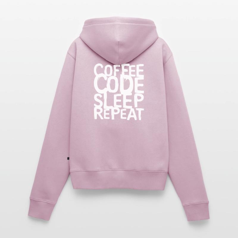 coffee code Programmierer - Informatik Arbeit Logo Frauen Premium Bio Zip Hoodie