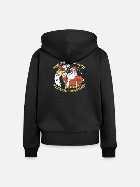 Bogenschütze Bogensport Bogenschießen - Frauen Premium Bio Zip Hoodie - Schwarz