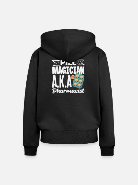 Apotheker Pharmazeutisch-technischer - Frauen Premium Bio Zip Hoodie - Schwarz
