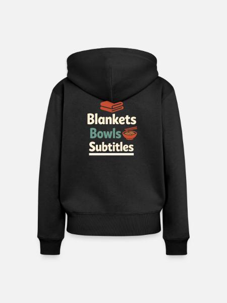 Anime-introvert Weeb Stubenhocker - Frauen Premium Bio Zip Hoodie - Schwarz