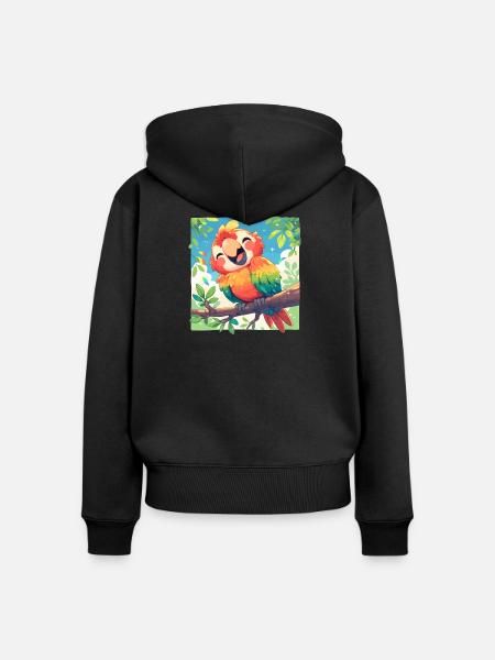 Aras Ara - Frauen Premium Bio Zip Hoodie - Schwarz