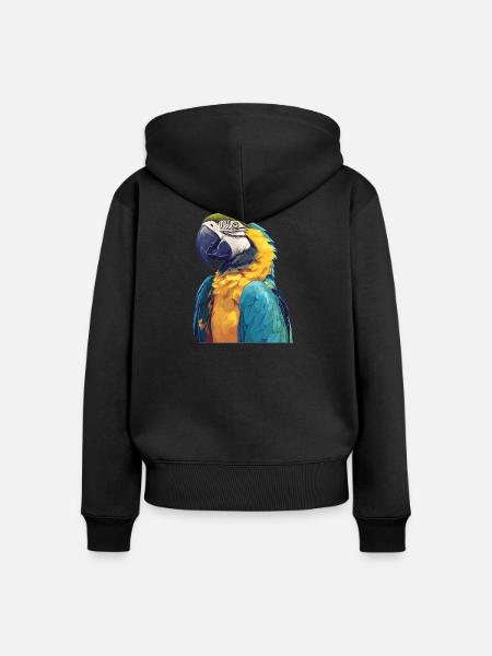 Aras Ara - Frauen Premium Bio Zip Hoodie - Schwarz