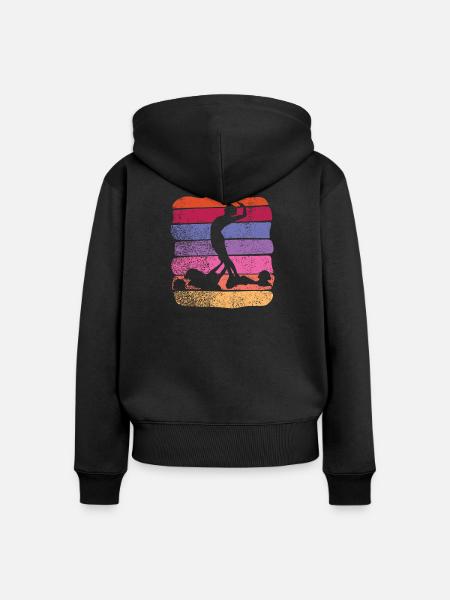 Artistic Swim Team Synchronschwimmen - Frauen Premium Bio Zip Hoodie - Schwarz