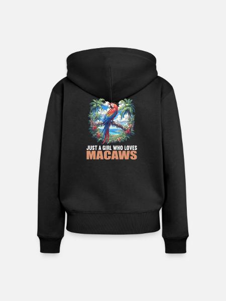 Aras Ara - Frauen Premium Bio Zip Hoodie - Schwarz