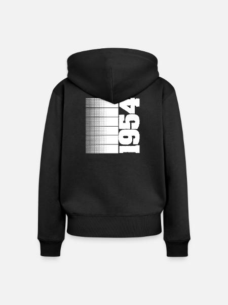 Hobby 1954 - Frauen Premium Bio Zip Hoodie - Schwarz