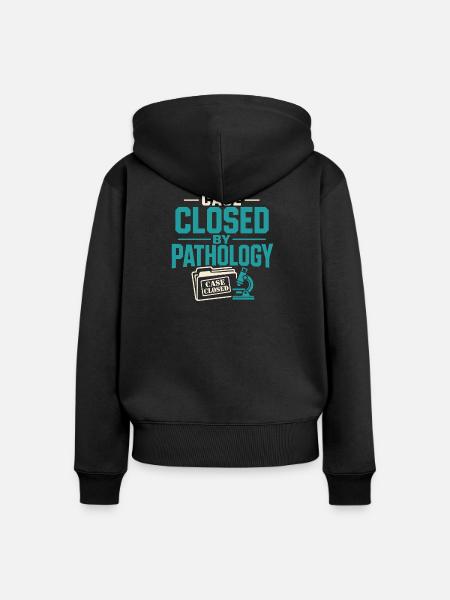 Pathologie-laborwoche, Diagnostik, - Frauen Premium Bio Zip Hoodie - Schwarz
