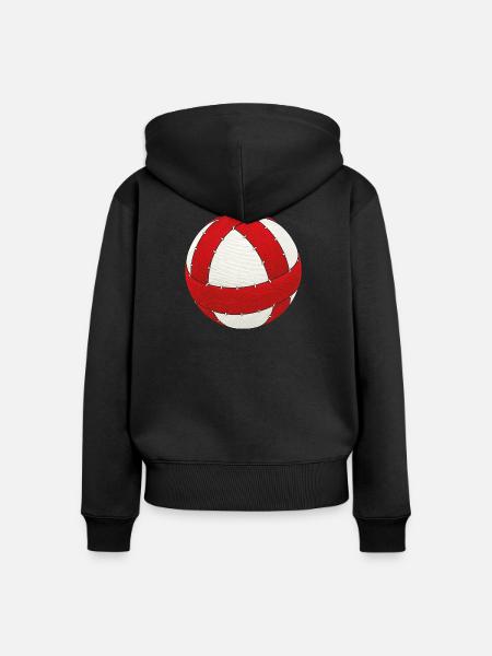 Radball Cycleball - Frauen Premium Bio Zip Hoodie - Schwarz