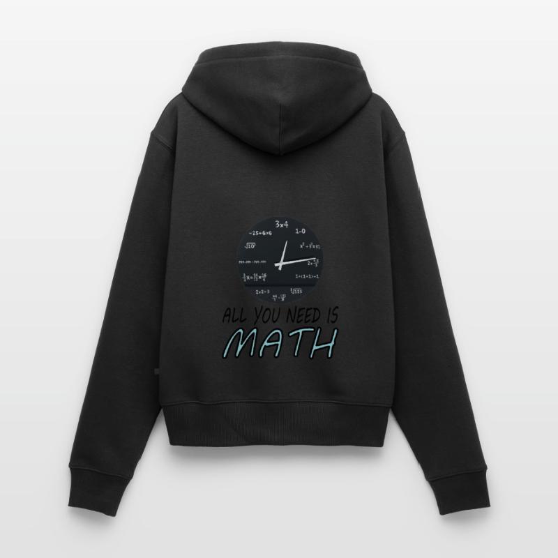 Study Math Student Math Study Gift Women's Premium Organic Zip Hoodie
