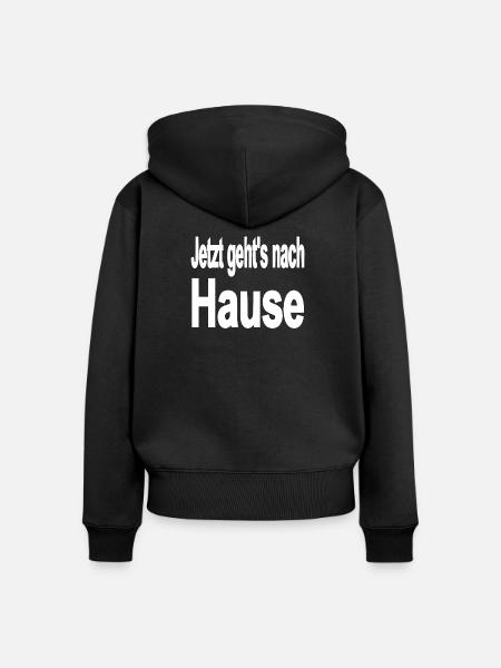 Truck - Frauen Premium Bio Zip Hoodie - Schwarz