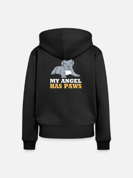 Cane Corso - Frauen Premium Bio Zip Hoodie - Schwarz