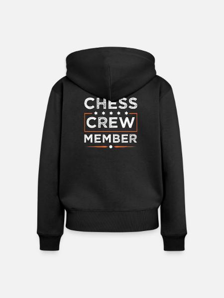 Chess Crew - Frauen Premium Bio Zip Hoodie - Schwarz